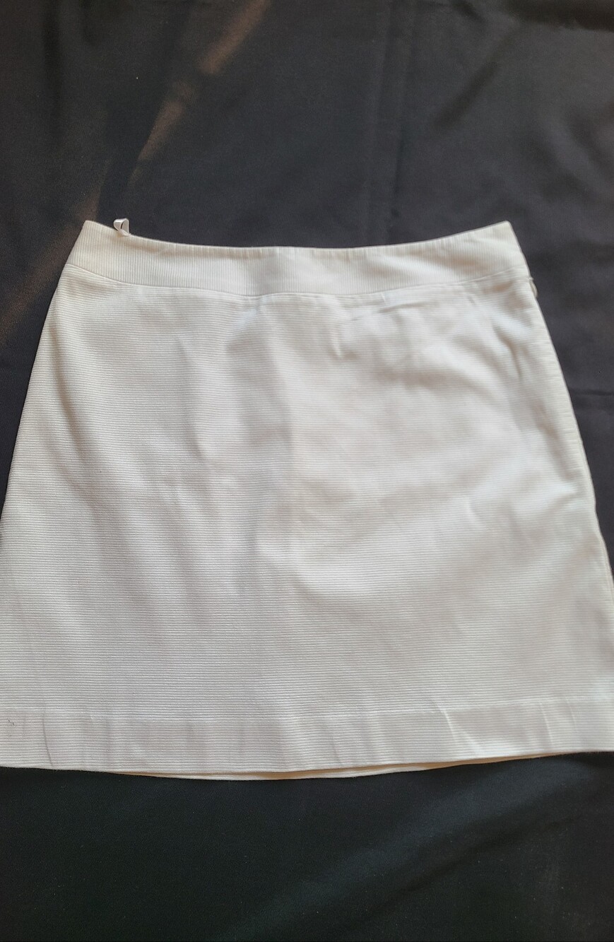Banana Republic White Mini Skirt With Stretch Size 2